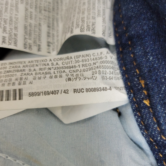 Zara High Waist Baggy Mom Jeans Size 10 - Picture 8 of 14